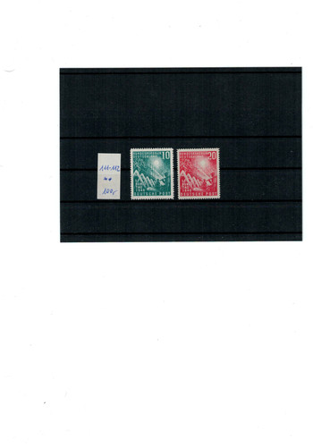 Brd 1949 nrn 111 112 - :, +