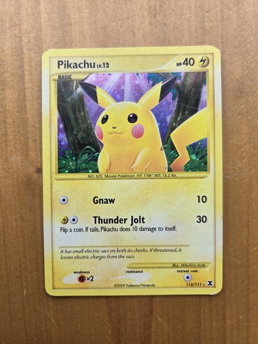 Pikachu 112 111 secret rare - pikachu,