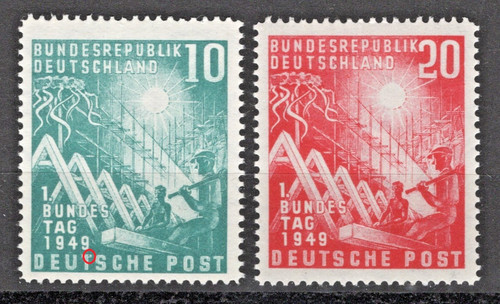Brd 1949 eröffnung - eröffnung, des