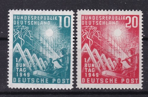 Bund michel nr 111 112 - bund, pf