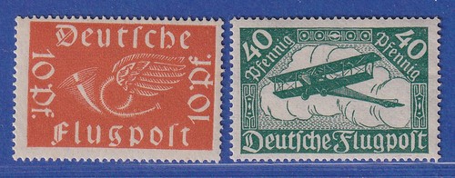 Reich 1919 flugpostmarken - reich,